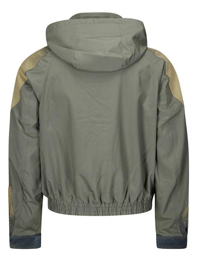 Polyester Windbreaker Olive Green - ACNE STUDIOS - BALAAN 3