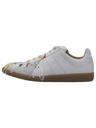 Replica Paint Drop Sneakers White Multi - MAISON MARGIELA - BALAAN 1