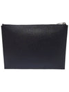 Women s 397294 Black Textured Leather Classic Clutch - SAINT LAURENT - BALAAN 4