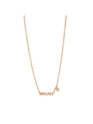 Logo Medusa Necklace Gold - VERSACE - BALAAN 1