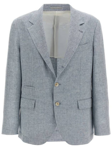 Brunello Cucinelli Linen Blazer - BRUNELLO CUCINELLI - BALAAN 1