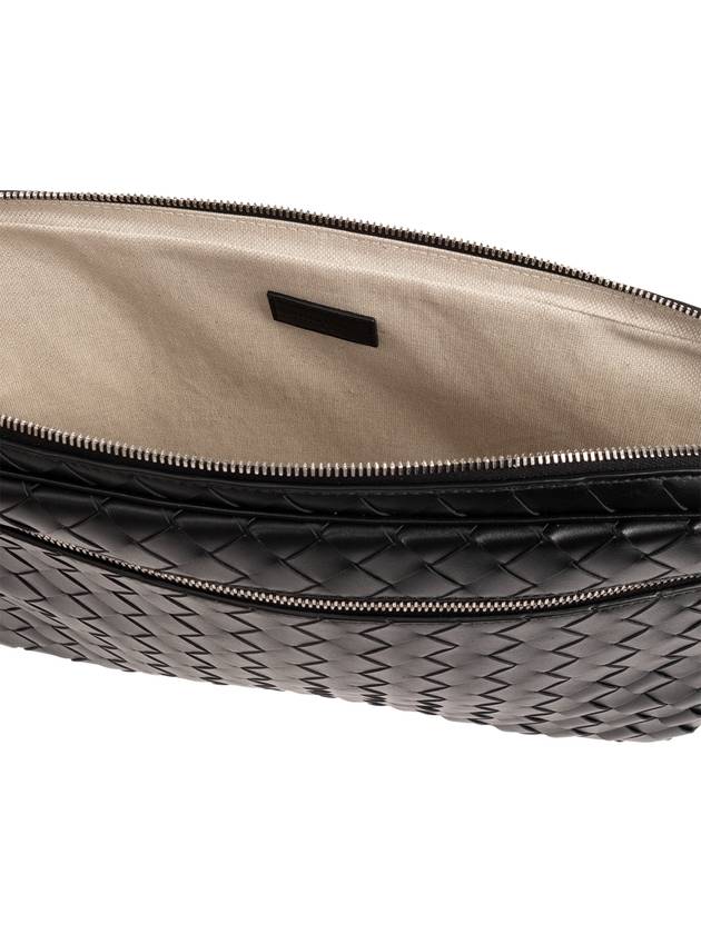 Intrecciato Zipper Leather Laptop Sleeve Black - BOTTEGA VENETA - BALAAN 6