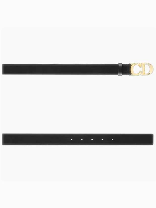 30mm Smooth Calfskin Belt Black - DIOR - BALAAN 4