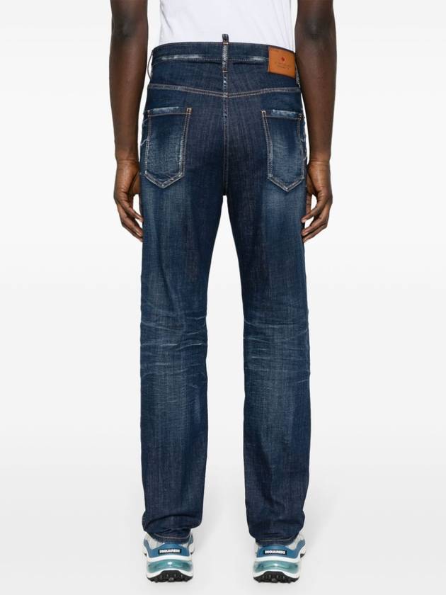 642 Mid-Rise Skinny Jeans Dark Blue - DSQUARED2 - BALAAN 5