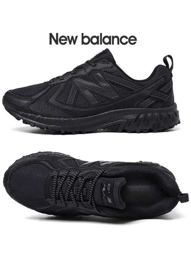 Wide Low Top Sneakers Triple Black - NEW BALANCE - BALAAN 2