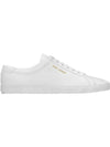 Women's Andy Low Top Sneakers White - SAINT LAURENT - BALAAN 2