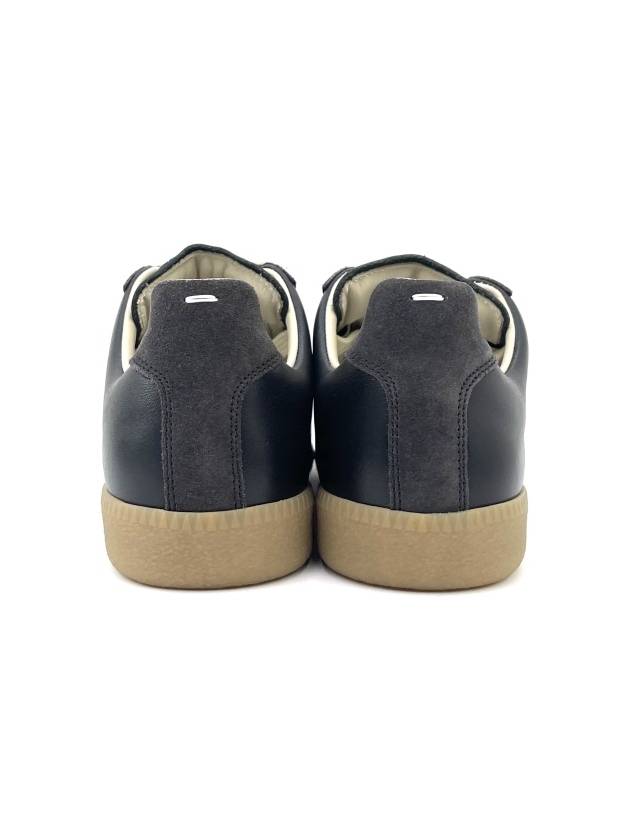 Replica Calfskin Low Top Sneakers Black Brown - MAISON MARGIELA - BALAAN 5