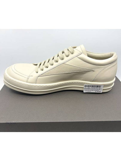 Lido Vintage Low Top Sneakers Off White - RICK OWENS - BALAAN 2