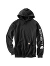 Midweight Logo Hood Black K288 001 - CARHARTT - BALAAN 3