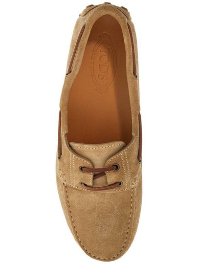 suede biscuit leather loafers with rubber sole - TOD'S - BALAAN 2