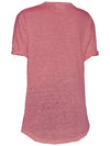 Koldi Linen Short Sleeve T-Shirt Pink - ISABEL MARANT - BALAAN 4