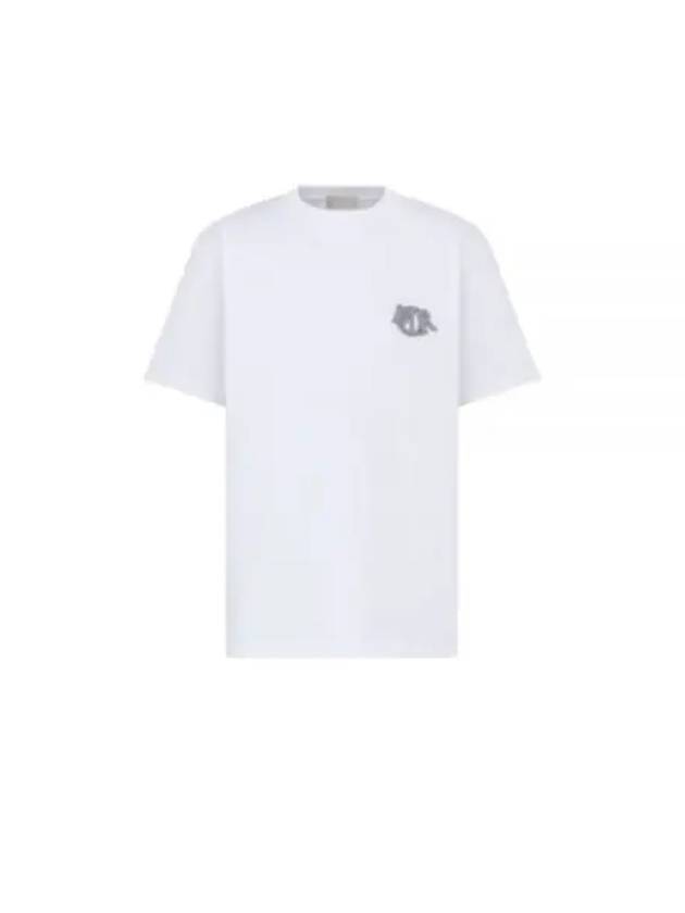 Charm Relaxed Fit Short Sleeve T-Shirt White - DIOR - BALAAN 2