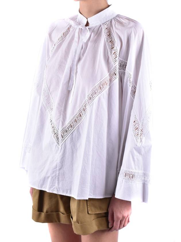 Shirt DC058PF0016PTD000 White - DONDUP - BALAAN 3