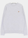 Fox Head Patch Regular Sweatshirt Light Grey Melange - MAISON KITSUNE - BALAAN 2