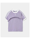 Always 2 In 1 Tank Top Short Sleeve T-Shirt Purple Magic Lilac - ADIDAS - BALAAN 2