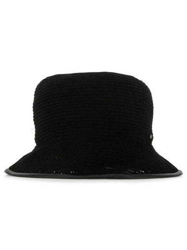 Interlocking G Crochet Bucket Hat Black - GUCCI - BALAAN 1