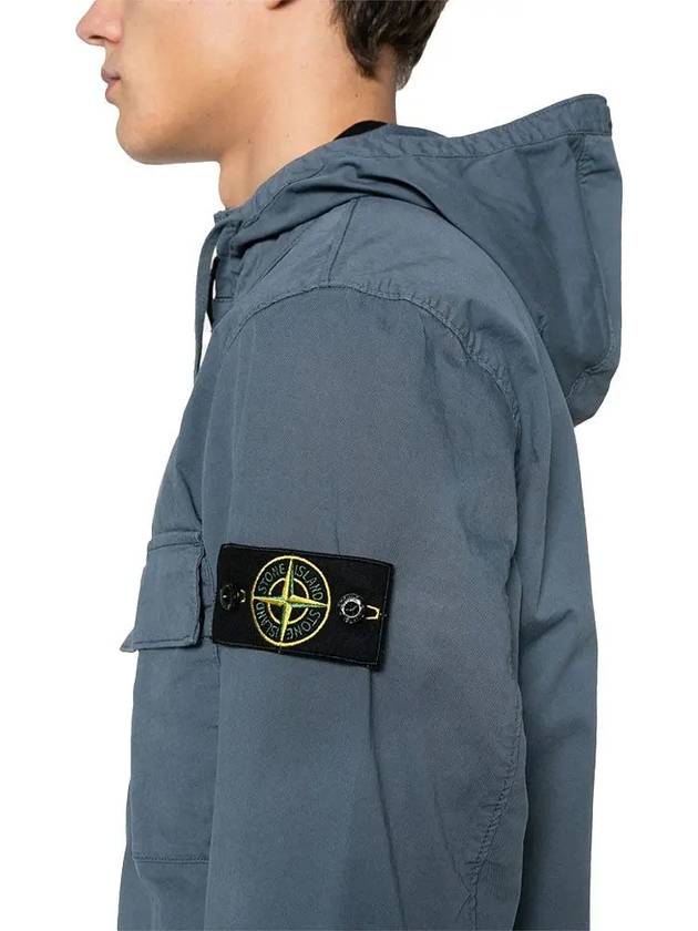 Nylon Metal Windbreaker Blue - STONE ISLAND - BALAAN 6