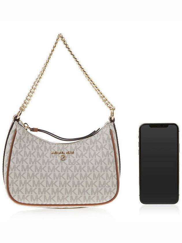 Jet Set Charm Logo Small Shoulder Bag Vanilla - MICHAEL KORS - BALAAN 7