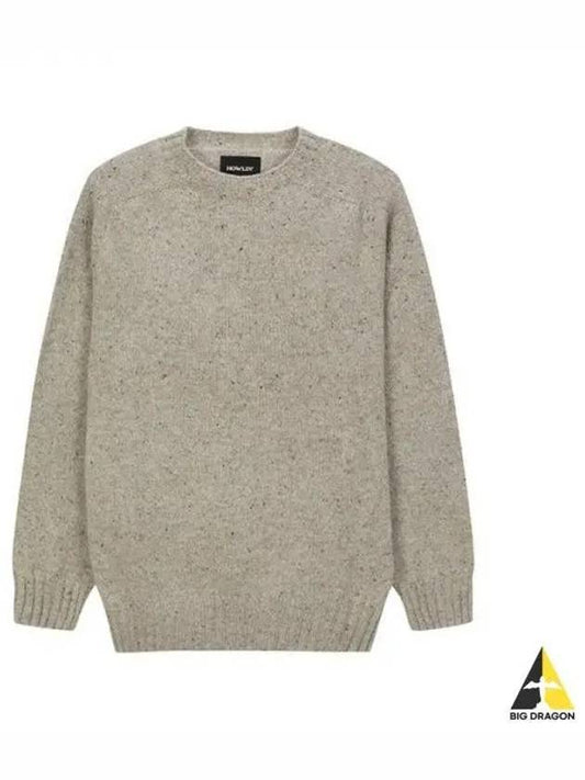 HOWLIN Donegal wool sweatshirt light gray TERRY - HOWLIN' - BALAAN 1