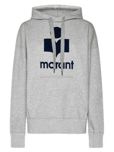 Mansell Logo Hoodie Gray Navy SW0001FAA1M07EGYMD 968658 - ISABEL MARANT - BALAAN 1