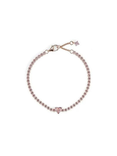 Sparkling Heart Tennis Bracelet Rose Gold - PANDORA - BALAAN 2