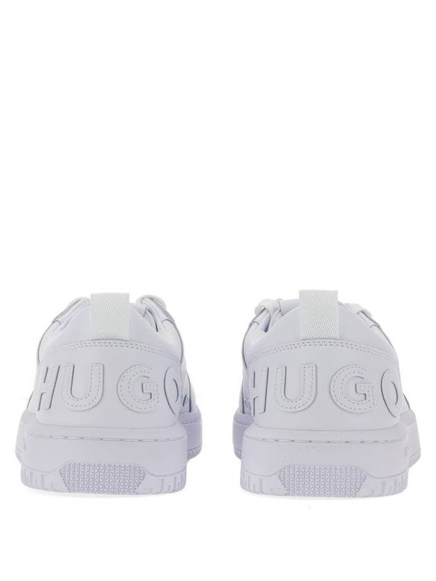 Embossed Logo Low Top Sneakers White - HUGO BOSS - BALAAN 3