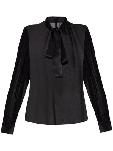 Dolce & Gabbana Transparent Shirt, Women's, Black - DOLCE&GABBANA - BALAAN 1