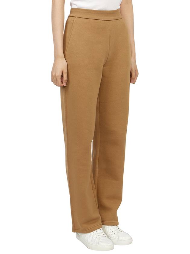 Damiana Brushed Straight Pants Camel - MAX MARA - BALAAN 6