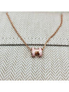 Mini Pop H Pendant Rose Gold Rose Dragee - HERMES - BALAAN 2