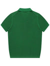 Men's Polo Pique Short Sleeve Knit Green SW23ESW03GR - SOLEW - BALAAN 3