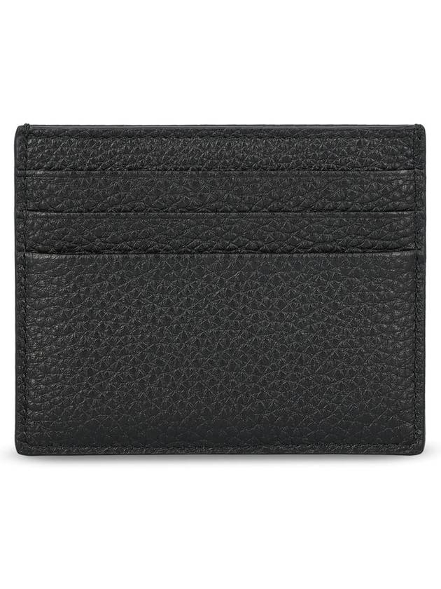 Triangle Logo Card Wallet Black - PRADA - BALAAN 3