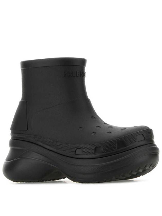 Women's Crocs Rain Boots Black - BALENCIAGA - BALAAN 3