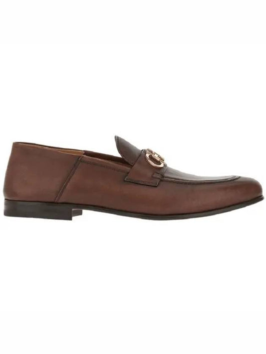 Gancini Ornament Loafer Chocolate - SALVATORE FERRAGAMO - BALAAN 2