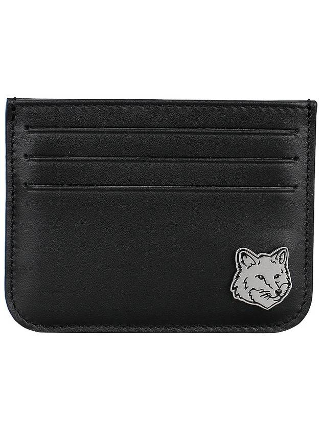 Fox Head Business Card Wallet Black - MAISON KITSUNE - BALAAN 3