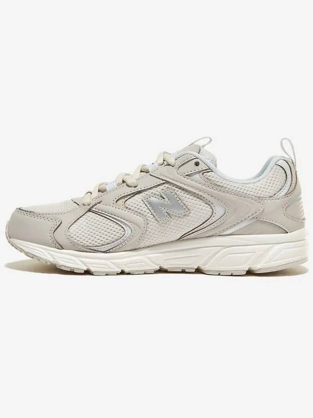 408 Low Top Sneakers Beige White - NEW BALANCE - BALAAN 6