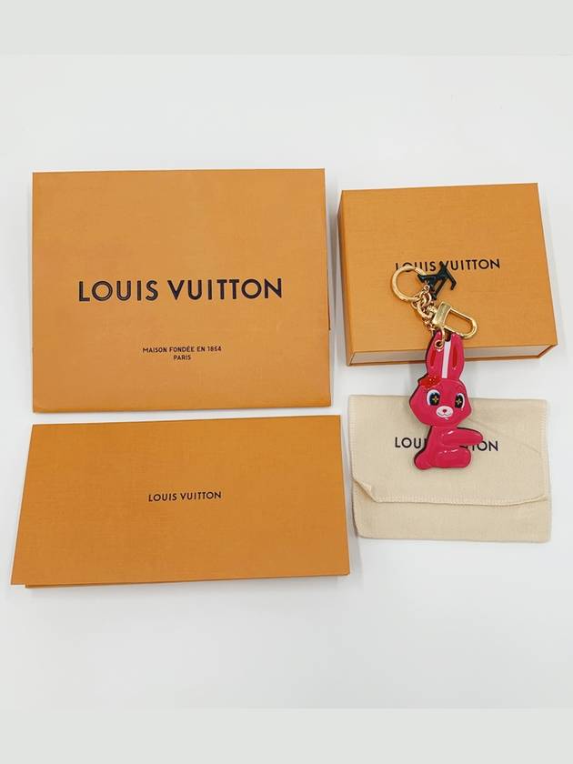 Women s Animogram Rabbit Key Holder Bag Charm Keyring M01970 R - LOUIS VUITTON - BALAAN 5