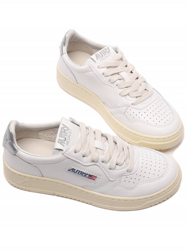 Medalist Silver Tab Low Top Sneakers White - AUTRY - BALAAN 6