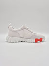 Bouncing Mesh Low Top Sneakers Blanc White - HERMES - BALAAN 4