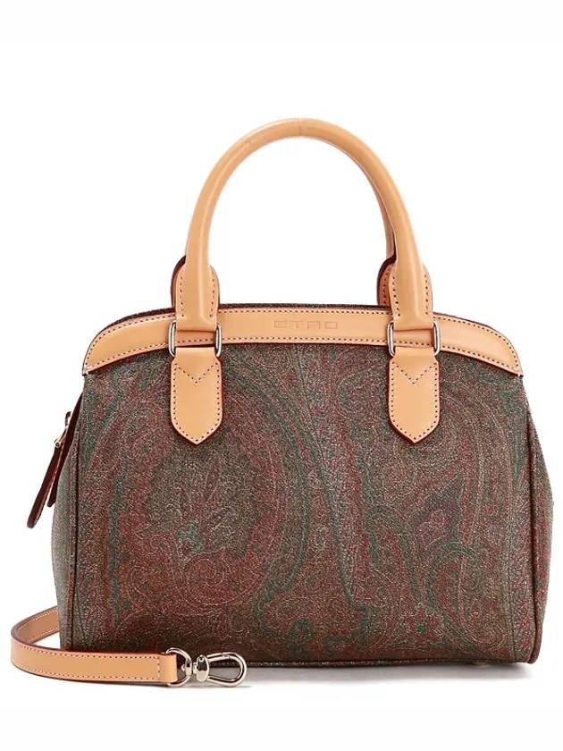 Paisley Small Tote Bag Brown - ETRO - BALAAN 1