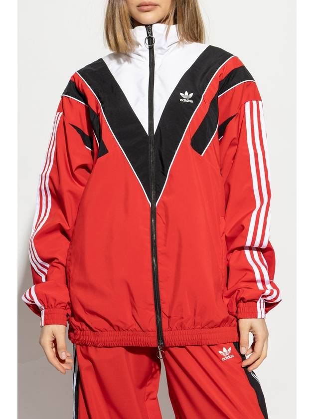 ADIDAS Originals Jacket With Stand-up Collar, Unisex, Red - ADIDAS ORIGINALS - BALAAN 3