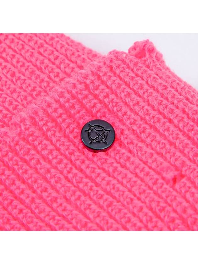 Ripped Custom Long Beanie Pink - BLACKBLOND - BALAAN 3