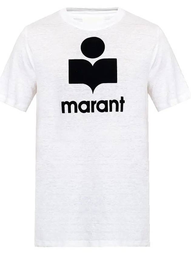 Karman Logo Short Sleeve T-Shirt White - ISABEL MARANT - BALAAN 2