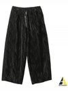 H.D.P. RCU Velvet Geometric Track Pants Black - NEEDLES - BALAAN 2