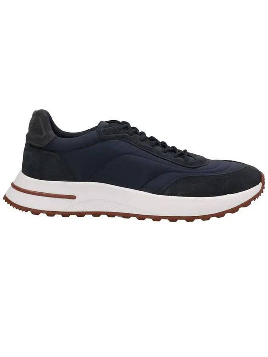 Weekend Work Suede Shell Low Top Sneakers - LORO PIANA - BALAAN 1