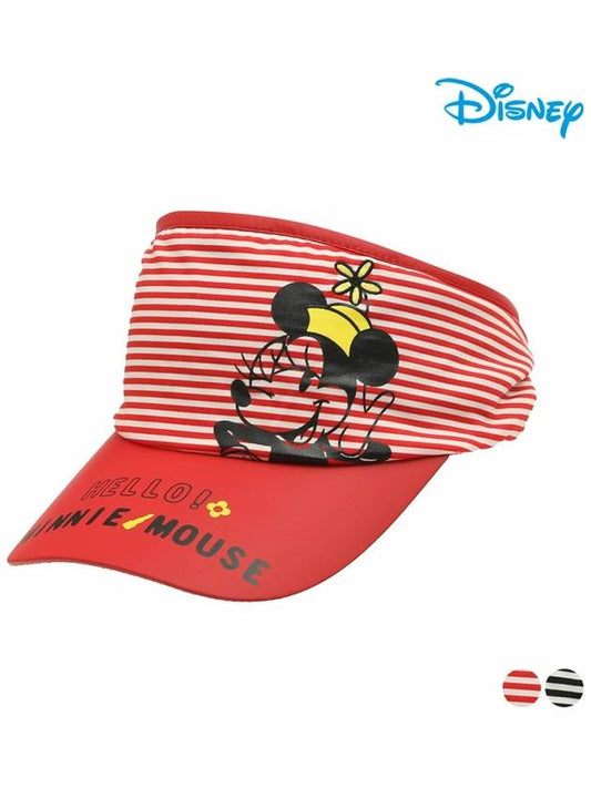 Women s Striped Sun Visor Cap DL1LAC003 - DISNEY GOLF - BALAAN 1