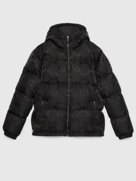 Jumbo GG Canvas Jacket Padding Black - GUCCI - BALAAN 2