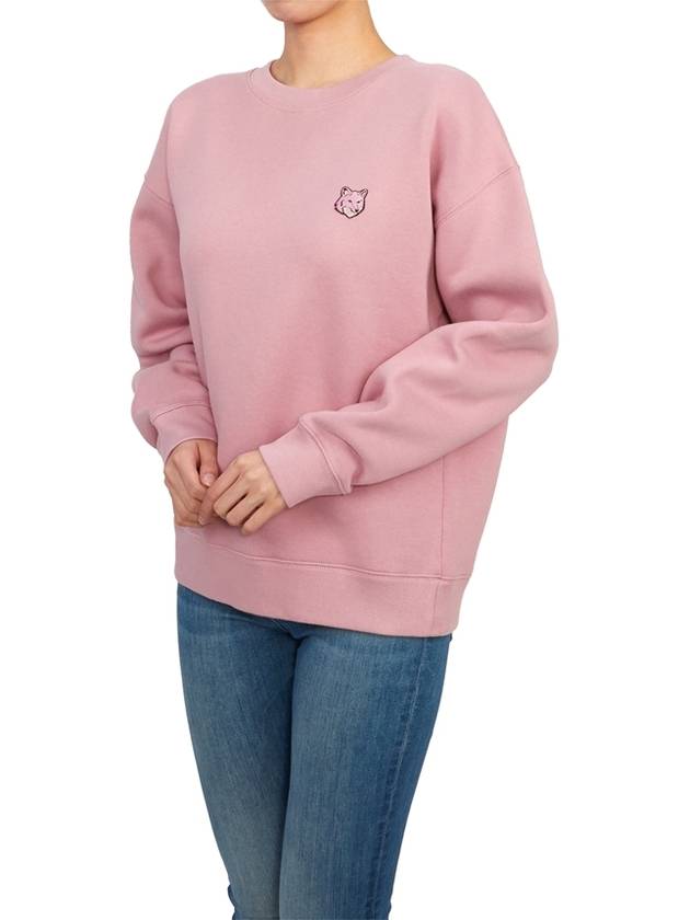 Bold Fox Head Patch Comfort Sweatshirt Pink - MAISON KITSUNE - BALAAN 5