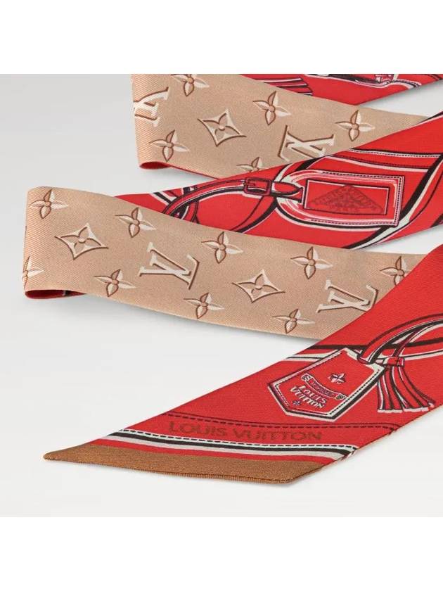 All That Strap Nano Scarf Red - LOUIS VUITTON - BALAAN 3