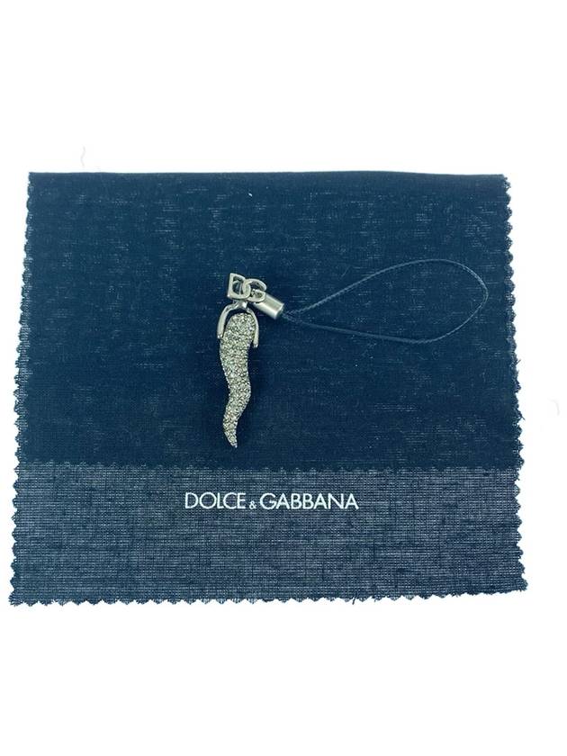 DG Logo Crystal Keyholder Silver - DOLCE&GABBANA - BALAAN 4