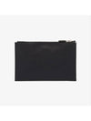 Saffiano Leather Clutch Bag Black - PRADA - BALAAN 3